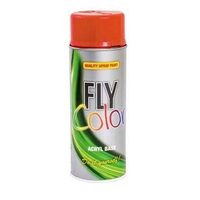 Vopsea spray decorativă FLY COLOR, RAL 2004 portocaliu pur, 400ml