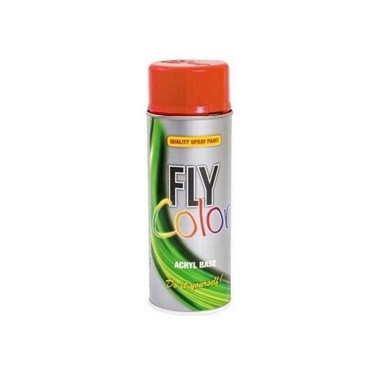 Vopsea spray decorativă FLY COLOR, RAL 2004 portocaliu pur, 400ml