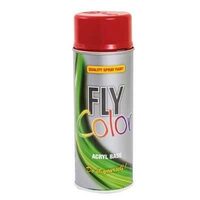 Vopsea spray decorativă FLY COLOR, RAL 3000 roșu foc, 400ml