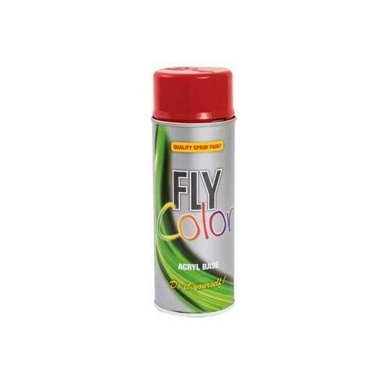 Vopsea spray decorativă FLY COLOR, RAL 3000 roșu foc, 400ml