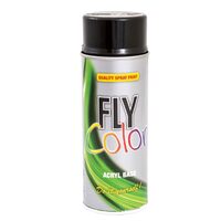 Vopsea spray decorativă FLY COLOR, RAL 9005 negru mat, 400ml