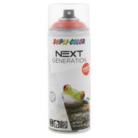Vopsea spray decorativă DUPLI-COLOR Next, RAL 2002 portocaliu lucios, 400ml