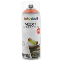 Vopsea spray decorativă DUPLI-COLOR Next, RAL 2004 portocaliu pur lucios, 400ml