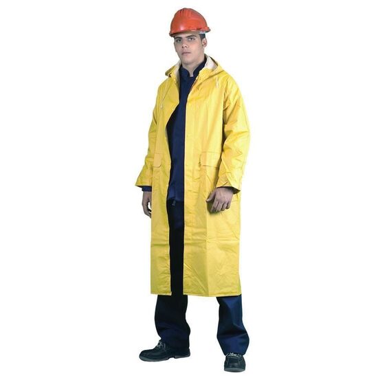 Pelerină impermeabilă din PVC/poliester BE-06-001, galben, XL