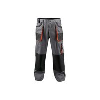 Pantalon standard Carl BE-01-003, gri/negru, 50