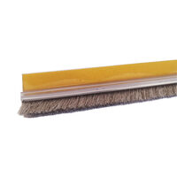 Bandă pentru ușă PDS-B-ZK ELLEN, autoadezivă, din PVC, cu perie, 1m, transparent
