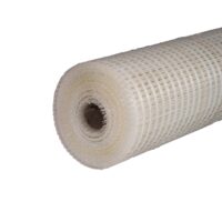 Plasă din fibră de sticlă pentru tencuieli mecanizate TERMICO, 110gr/mp, 50ml, alb/albastru