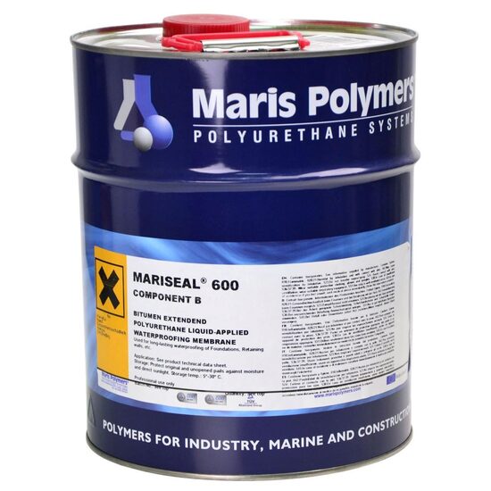 Membrană bicomponentă hidroizolație fundații MARIS POLYMERS Mariseal 600, componenta B, 5L