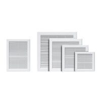 Grilă de aerisire simplă KARRO, 150mmx150mm