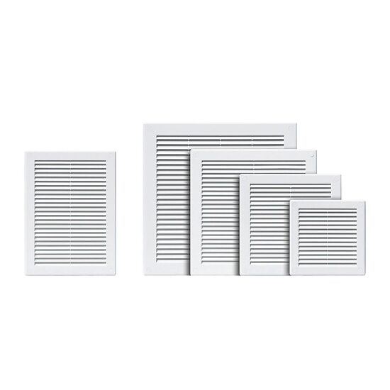 Grilă de aerisire simplă KARRO, 180mmx250mm