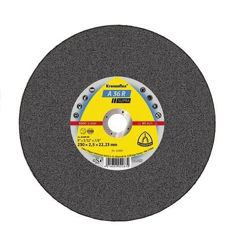 Disc de tăiere KLINGSPOR A 36 R Supra, plat, pentru inox, 115mmx2mm