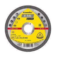 Disc de tăiere KLINGSPOR A 346 Extra, plat, pentru inox, oțel, aluminiu, 125mmx1,6mm