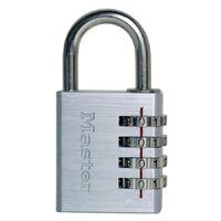 Lacăt bagaje din aluminiu solid MASTER LOCK 7640EURD, corp 40mm, clasă securitate 5/10, cifru