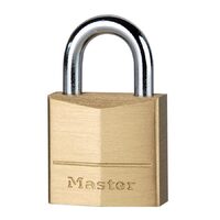 Lacăt din alamă solidă MASTER LOCK 120EURD, corp 20mm, clasă securitate 3/10, cheie