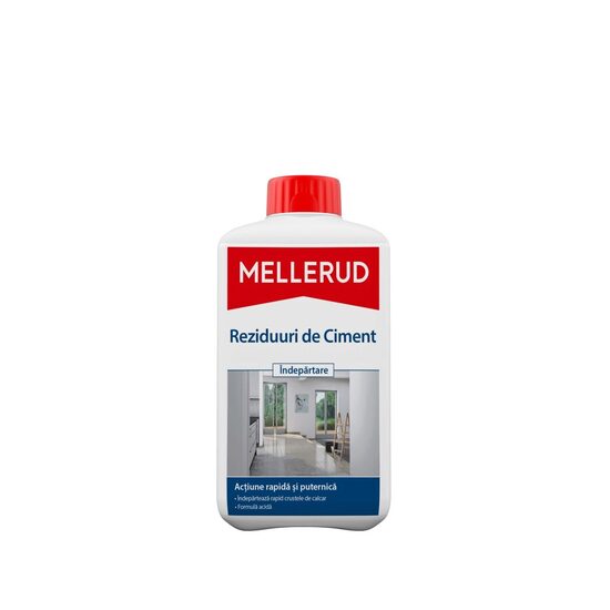 Soluție pentru îndepărtarea urmelor și petelor de ciment MELLERUD, 1L