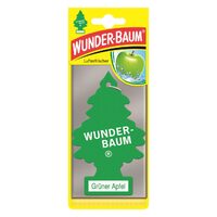 Odorizant auto WUNDER-BAUM Gruner Apfel, brăduț, parfum de mar verde