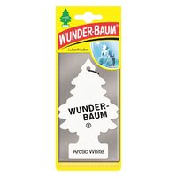Odorizant auto WUNDER-BAUM Arctic White, brăduț, parfum de iasomie