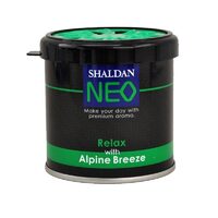 Odorizant auto SHALDAN NEO Alpine Brize, capsulă cu gel, parfum dulce de ierburi și flori de câmp