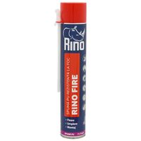 Spumă poliuretanică rezistentă la foc RINO FIRE, 750ml, cu aplicator