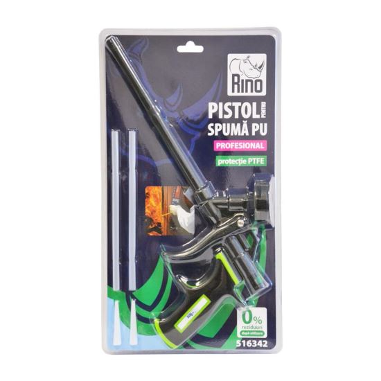 Pistol profesional cu teflon pentru spumă poliuretanică RINO