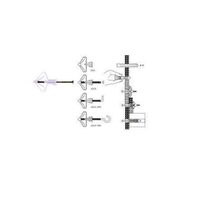 Diblu nylon tip T STARKFIX, pentru gips-carton, 10x50, 100buc