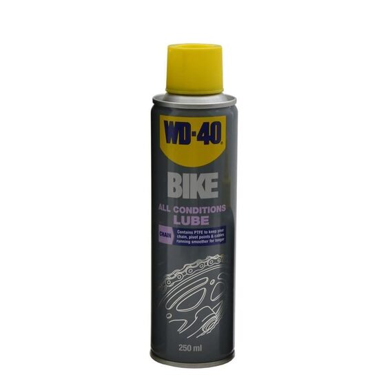 Lubrifiant pentru lanțuri de bicicletă în orice condiții meteo WD-40 Bike All Conditions Lube, 250ml