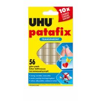 Adeziv tablete transparent UHU Patafix, reutilizabil, 56 tablete