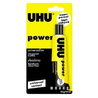 Adeziv de contact universal UHU Power, transparent, 42g