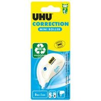 Bandă corectoare mini UHU Mini Correction Roller, 6mx5mm MINI