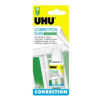 Lichid corector UHU Correction Fluid, 20ml, fără solvent