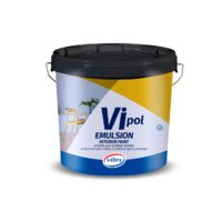 Vopsea lavabilă pentru tavane, VITEX VIPOL, alba, 3 L