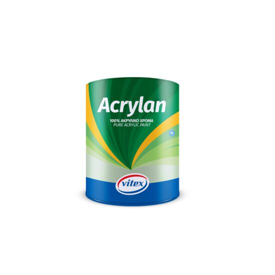Vopsea acrilică 100% VITEX Acrylan, alb, 750ml
