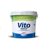 Vopsea acrilică 100% VITEX Vito Acrylic, alb, 15l