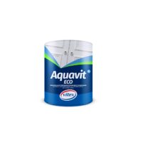 Vopsea email poliuretanică pe bază de apă pentru lemn VITEX Aquavit Eco, alb satinat, 750ml