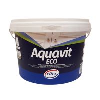 Vopsea email poliuretanică pe bază de apă pentru lemn VITEX Aquavit Eco, alb satinat, 2,5L