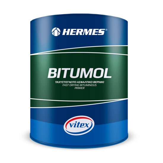 Lac asfaltic pe bază de bitum și solvenți pentru montajul membranelor bituminoase Hermes Bitumol, 20L