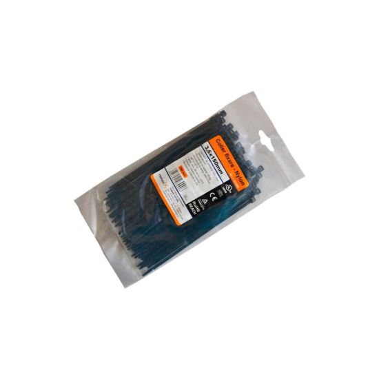 Colier de fixare din nylon, 100buc, 3,6x150mm, negru