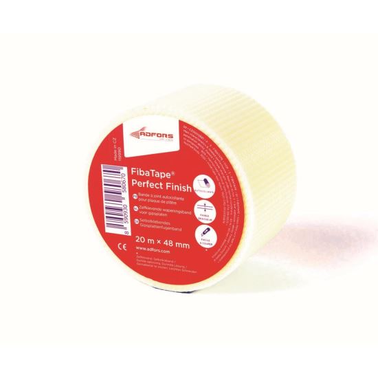 Bandă autoadezivă din fibră de sticlă ultra-subțire FIBA TAPE PERFECT FINISH, 48mmx20m