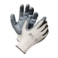 Mănuși cu peliculă prehensiune mărită HS-04-001, gri, 10, blister