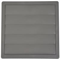 Grilă aerisire gravitațională KARRO,170mmx170mm,ø100, gri
