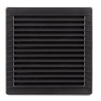 Grilă aerisire KARRO, 170mmx170mm, ø 125, grafit