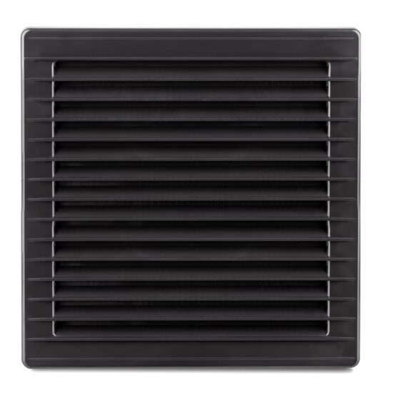 Grilă aerisire KARRO, 170mmx170mm, ø 125, grafit
