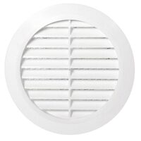 Grilă de aerisire rotundă cu plasă KARRO, pentru tubulatură, diametru, 100mm