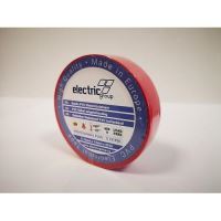 Bandă izolatoare electric roșie E151920R, 19mmX20m