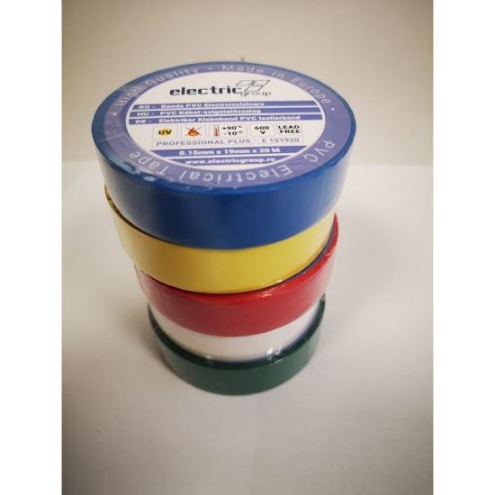 Bandă izolatoare electric albastră E151920A, 19mmX20m