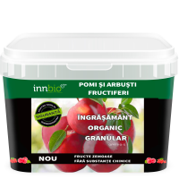  Îngrășământ organic granular pentru pomi și arbuști fructiferi INNBIO, 2,5kg