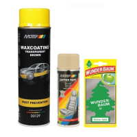 Set intreținere si protejare mașină + Odorizant auto cadou
