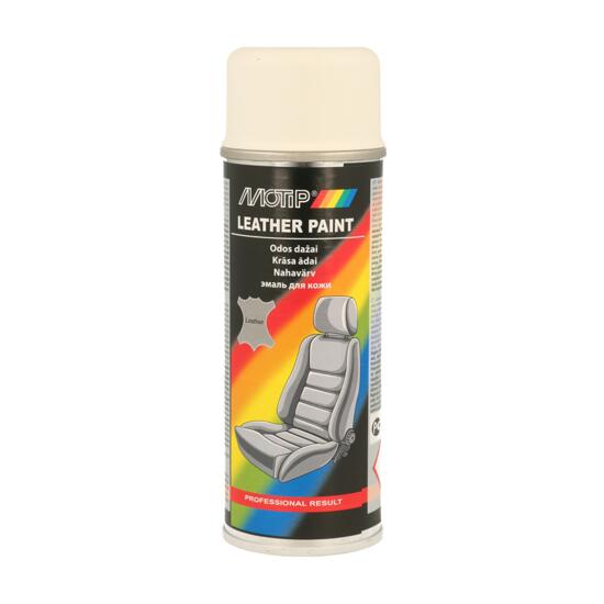 Vopsea pentru piele MOTIP Leather Paint, Alb RAL9016, 200ml 