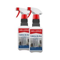 Pachet 2x Soluție pentru curățarea cabinelor de duș MELLERUD, 0,5L