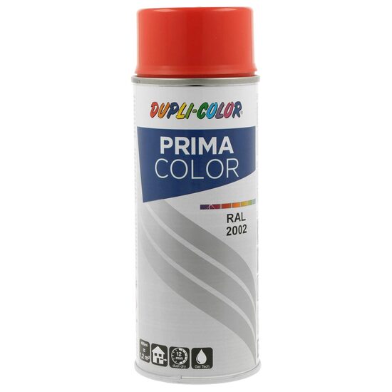 Vopsea spray acrilică DUPLI-COLOR PRIMA COLOR RAL2002 portocaliu lucios, 400ml